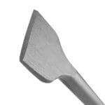 Close-up of WOKIN SDS-Max Flat Chisel with beveled wide blade