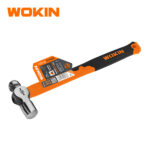 WOKIN 16oz (450g) Drop Forged Ball Peen Hammer, Heavy Duty Machinist Ball Pein Hammer with Fiberglass Handle for Metalworking and Riveting