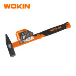 WOKIN 200g Drop Forged Machinist Hammer, German Type Cross Peen Engineer Hammer with Fiberglass Handle (250202)