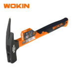 WOKIN 600g Drop Forged Roofing Hammer, German Type Latthammer with Magnetic Nail Holder and Pick, Fiberglass Handle