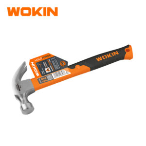 WOKIN 8oz (225g) Drop Forged Curved Claw Hammer, Carpenter Nail Puller Hammer with Fiberglass Handle for Woodworking and Home DIY.