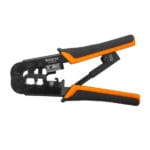 Side profile of WOKIN ratchet network crimper in open position