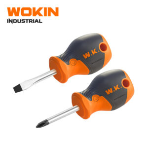 WOKIN 2PCS STUBBY SCREWDRIVER SET