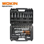 108PCS 1/4 INCH & 1/2 INCH DRIVE SOCKET SET