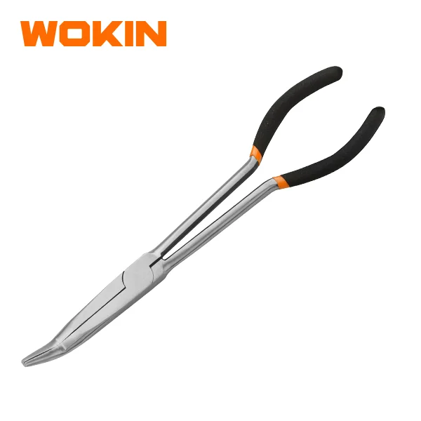 11 45 BENT LONG NOSE PLIERS WOKIN TOOLS
