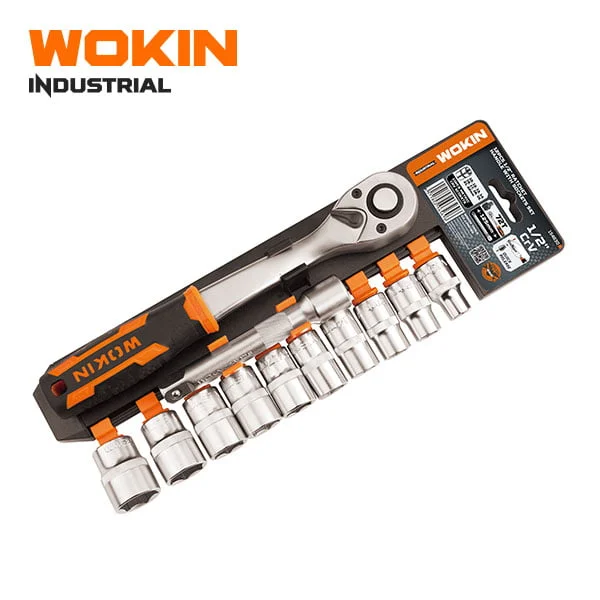 SOCKET SET 12PCS 1/2" DR INDUSTRIAL
