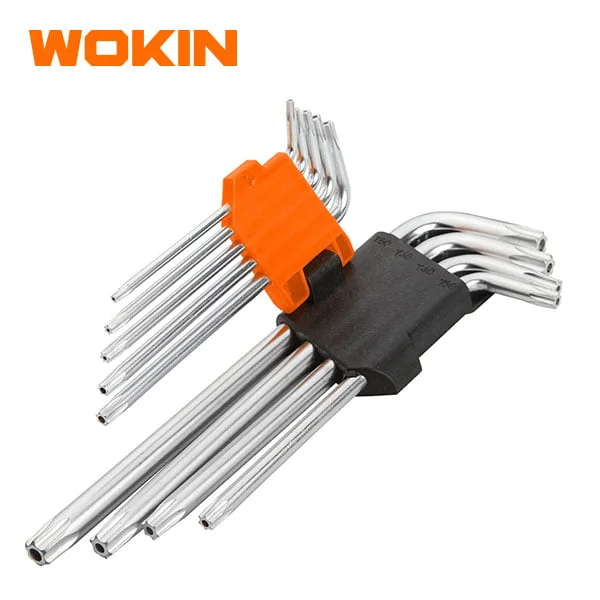 TORX ALLEN KEY SET LONG 9PCS T10-T50