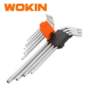 9PCS TORX EXTRA-LONG ARM HEX KEY SET