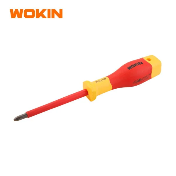 Tournevis isolé 1000 V WOKIN 561600 – PH0×60 mm – Premium Line
