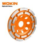 DOUBLE ROW SEGMENTED TURBO CUP GRINDING WHEEL