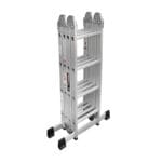 Wokin multi-purpose aluminum ladder in folded compact position