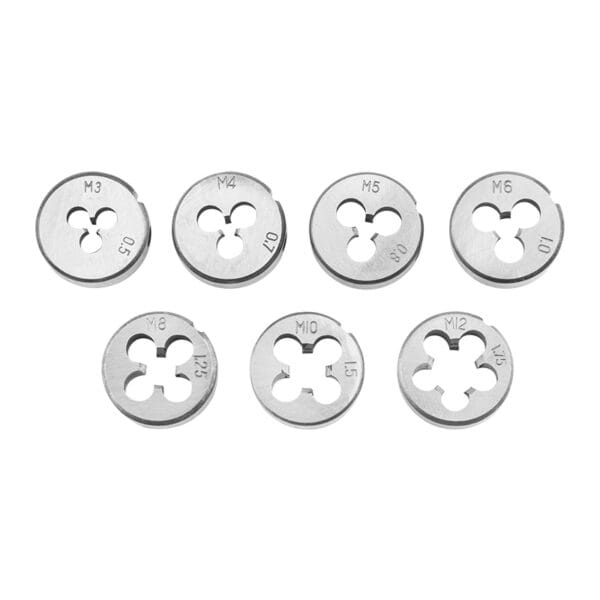 7pcs die from Wokin 8pcs metric die set