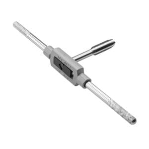 An adjustable tap wrench with an inserted tap from Wokin 8pcs metric tap set