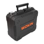 Durable black carrying case with bold WOKIN branding for storing and transporting WOKIN 3D laser level