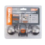 WOKIN cylinder-type spherical door lock in retail packaging