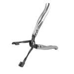 WOKIN 10-inch valve stem seal pliers in open position showing pivoting arms and contoured jaws designed