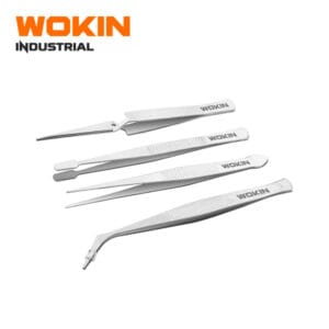 4PCS STAINLESS STEEL TWEEZERS