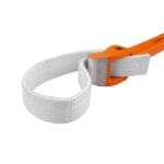 WOKIN adjustable strap wrench with the woven fabric strap looped out, demonstrating the gripping mechanism for irregular shapes.