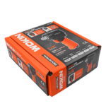 Retail packaging box for the WOKIN 1/2-inch Mini Air Impact Wrench, highlighting its compact design and powerful 680Nm maximum torque.