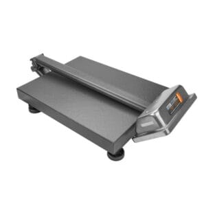 WOKIN Electronic Platform Scale folded down flat for easy storage and transportation.