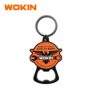 Bottle Opener Keychain with WOKIN Logo Shape Design