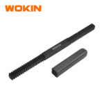 WOKIN 8-in-1 Metric Thread Restoring File, Universal External Thread Repair File with Protective Handle for Damaged Bolts and Studs