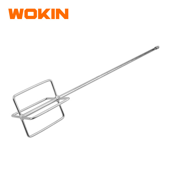 WOKIN Paint Mixer Paddle (600x120x10mm), Heavy Duty Steel Drill Attachment for Mixing Paint, Mortar, Plaster, and Drywall Mud
